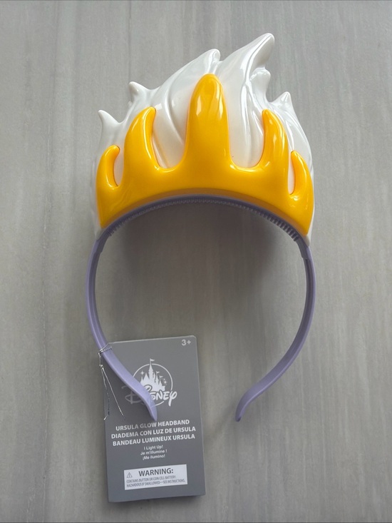 Disney Accessories - Disney Ursula Glow Headband Yellow White Purple